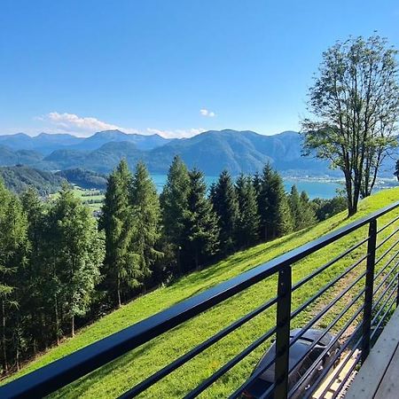 Ruhige Bergvilla In Alleinlage Am Mondsee Mit Seeblick Bergblick Und Whirlpool Innerschwand Εξωτερικό φωτογραφία