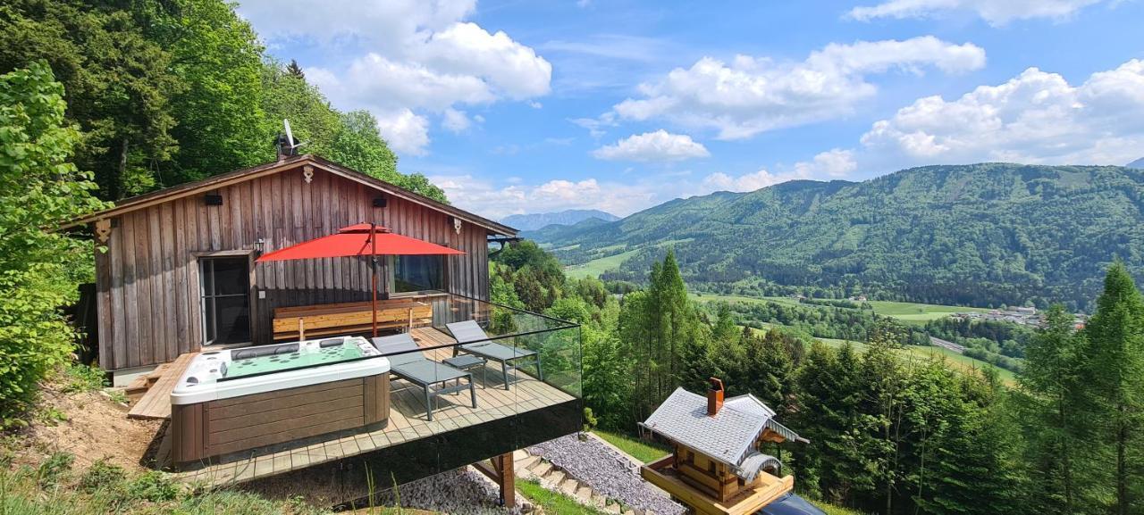 Ruhige Bergvilla In Alleinlage Am Mondsee Mit Seeblick Bergblick Und Whirlpool Innerschwand Εξωτερικό φωτογραφία